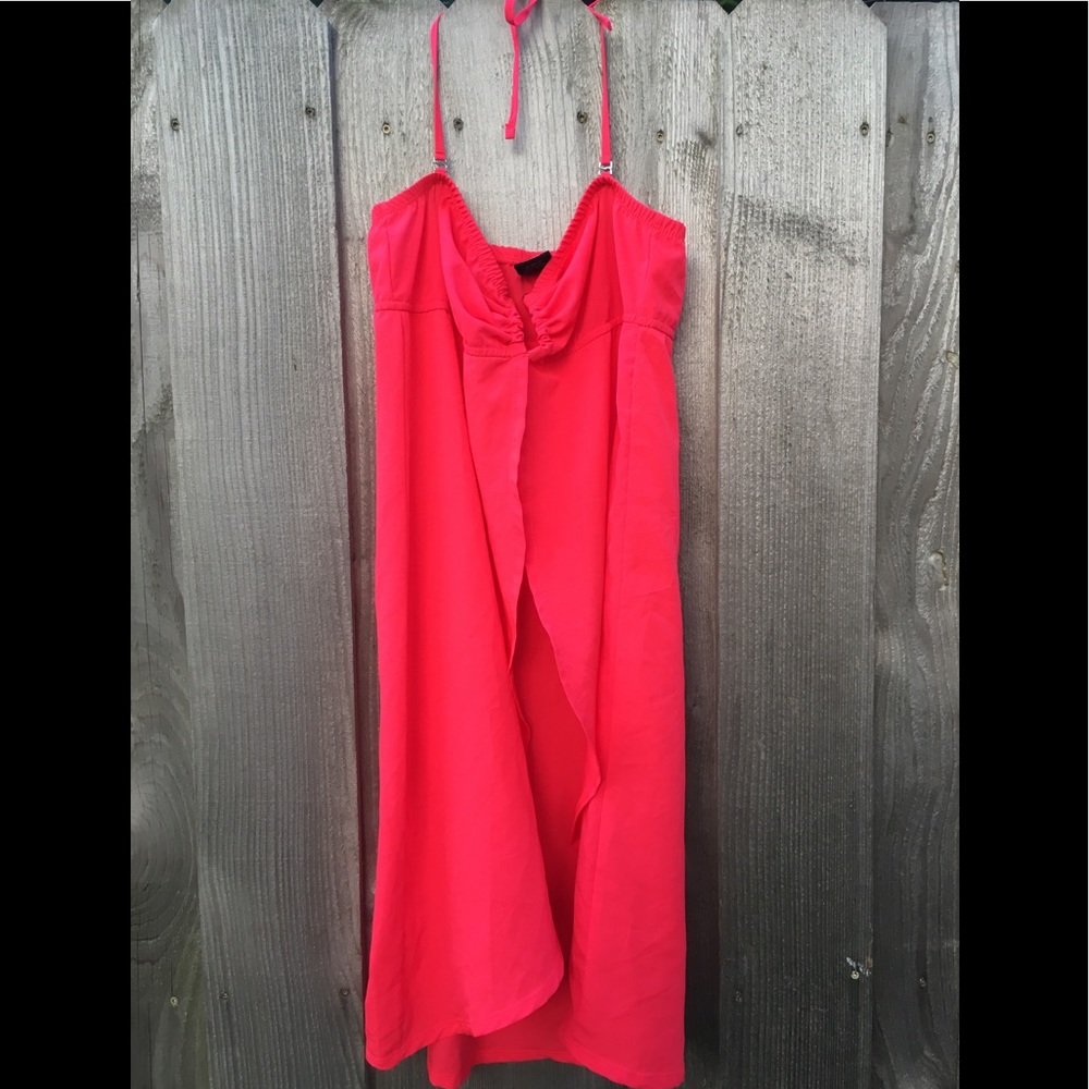 Open Front Swimsuit Coverup w/ Removable Straps